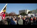 rally at the us capital againist healthcare bill