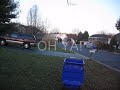 football launched into bin