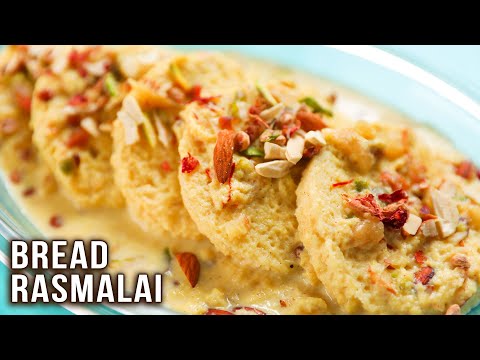 Bread Rasmalai Recipe | How To Make Rasmalai Using Bread | MOTHER’S RECIPE | Instant Sweet Ideas