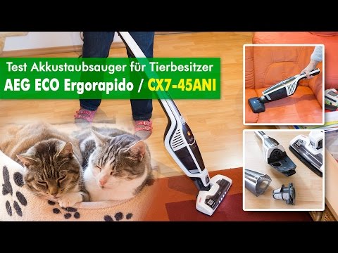 AEG CX7 Animal Test ( CX7-45ANI) - Was leistet der Akkustaubsauger für Tierbesitzer?