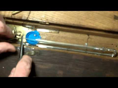 Barometer…A quick look at how I removed airlocks from the mercury column