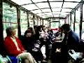 the highcliffe junior choir enjoying themselves on a canal trip at llangollen, clwyd after they came 5th in the senior youth choir competition at the 2008 international eisteddfod