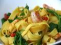 Tagliatelle with curry gamba's (or prawns) recipe