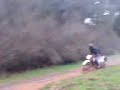 Honda XLR 125 im tiefen matsch Honda XLR 125 im tiefen matsch