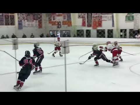 Gianni Annicchiarico #11 PHC v15 blue jersey, Goal , through traffic, making a way, 2/12/2023 -v Carolina Jr Hurricanes