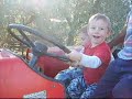 En tracteur avec papi