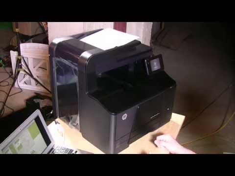 how to set hp printer to print color