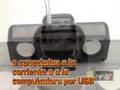 Bocina plegable con slot para ipod