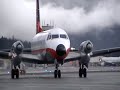 Hawker Siddeley 748 departure Juneau to Whitehorse raw film Hawker Siddeley 748 departure Juneau to Whitehorse raw film