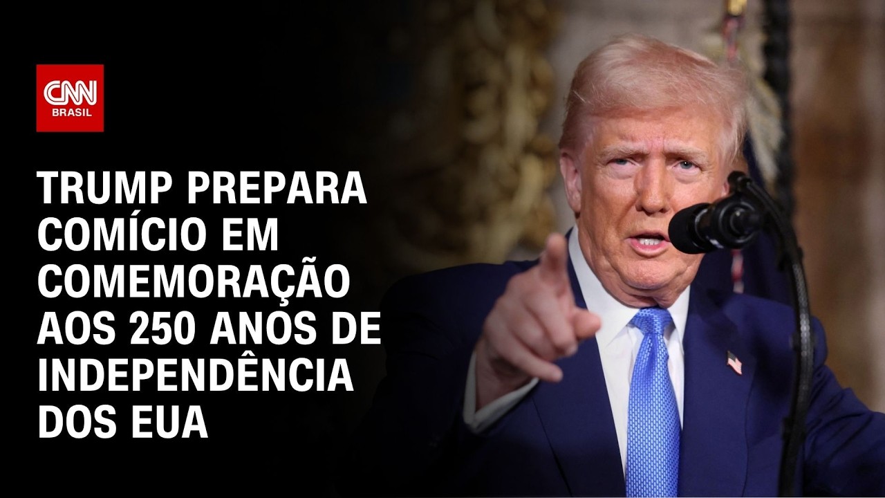 250 anos dos EUA: Trump celebrará com comício em estilo de campanha | AGORA CNN
