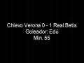 videos de Chievo Verona - Real Betis www.pesfanworld.com