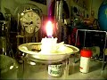 Combustion des poudres de Al, de Zn et de benzoate de sodium
