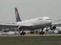 Lufthansa A343 landing on 06R at YUL