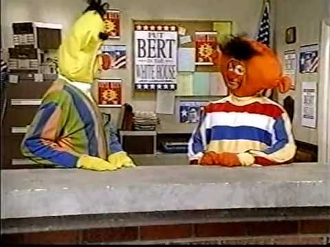 THE NEWZ (USA; 1994) Sesame Street's Bert For President - Tommy Blaze and Dan O'Connor