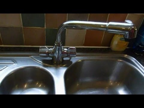 how to fit mixer tap