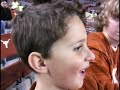 7-year-old wants a piece of Mark Mangino before the Texas-KU game.