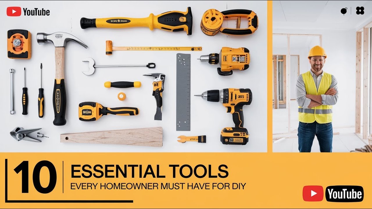 10 Essential Tools Every Homeowner Needs | Must-Have DIY Tools for Home Maintenance