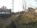 VUT med V5 passerar Halmstad. Freight train passes Halmstad, Sweden