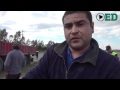 Otra camioneta policial arruinada en un choque