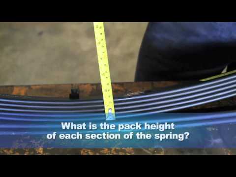 how to rebuild leaf springs