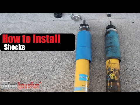 how to fit rear shock absorbers