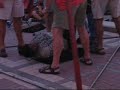 Escape artist on Mallory square Key West Escape artist on Mallory square Key West