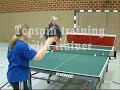 Instructional forehand TOPSPIN training