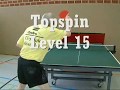 Instructional forehand TOPSPIN training