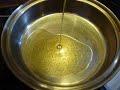 Test for water in oil for biodiesel processing
