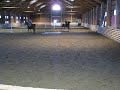 Reija V�h�talo riding a horse named Wonda, part 1