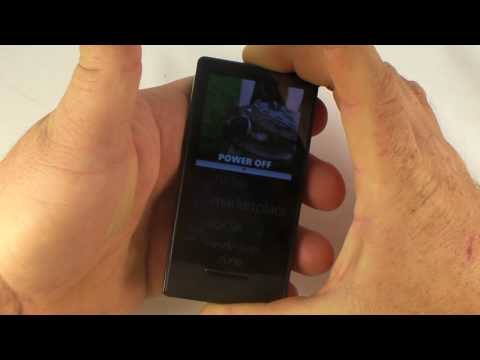 how to properly turn off a zune