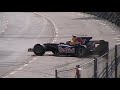 Sebastian Vettel a rakpartról