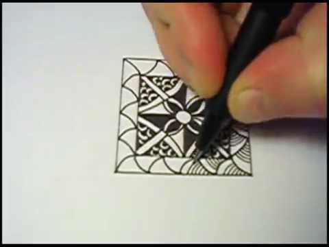 how to zentangle easy