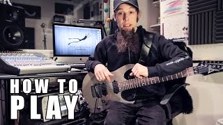 How To Play Chandelier (metal version)