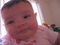 our daughter kayleigh started babbling for the first time just before she was five months old.