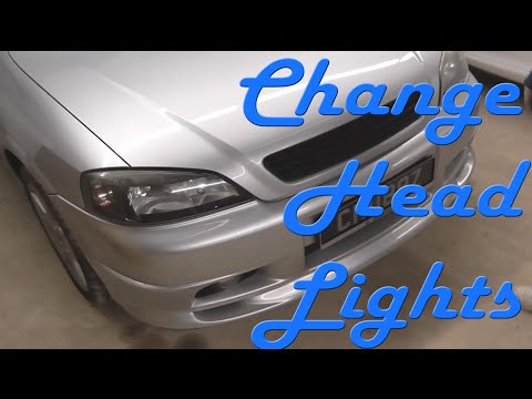 how to adjust astra h headlights