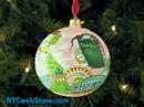 Chicago Hand-Painted Glass Ornaments