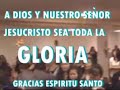 DERRAMAMIENTO ESPIRITU SANTO(ver  mas?)