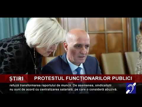Protestul funcționarilor publici