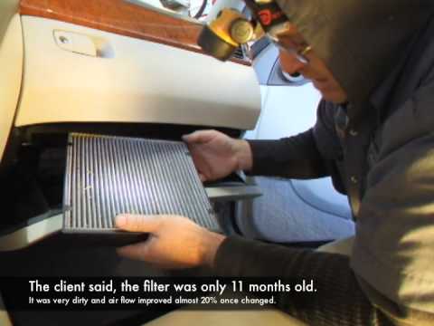 Cabin air filter replacement, Lexus LS430, www.HeyAnthonyAz.com