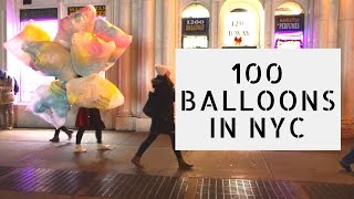 Vlog! Walking 100 Balloons Through NYC