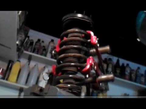 How To Use A Strut Spring Compressor – ex: 2006 Acura