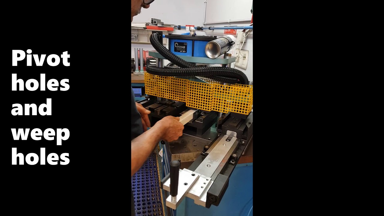 Vinyl / PVC Single Hung and Slider Punch With Centering Jig .