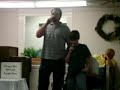 Daddy & Son Singing at Church