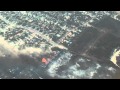 Leander Texas Fire - Aerial View on September 5th 2011 Labor Day (ruled arson)