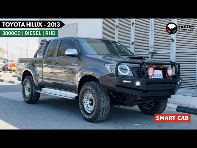 Toyota Hilux DLX 2013| 3.0L DIESEL ENGINE | MT | RHD | SMART CAB | GTK BULL BAR WITH LED FOCUSED LIGHTS | HEAVY 4X4 S video