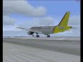 A319 Anflug und Landung in EDDV