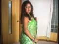 Green Pure Georgette Lehariya Saree with Blouse