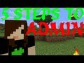 5 Steps to Becoming an Admin - Minecraft