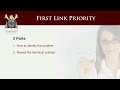 priority first linking